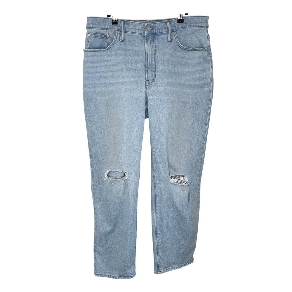 Madewell Light Wash The Perfect Vintage Straight Jean, 32